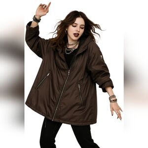 Rudsak Green Taupe Jacket Canadian Heritage Hooded